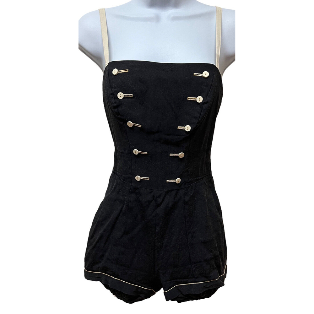 1950s Pin Up Halter Swimsuit
